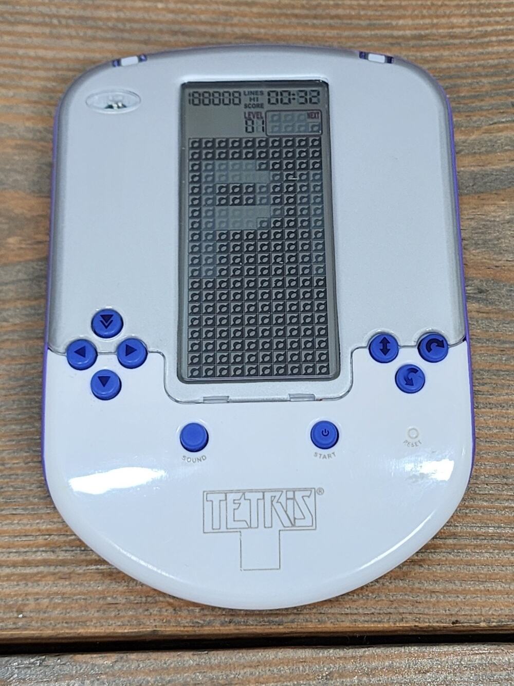 Tetris Handheld Game Big Screen Radica 2008 Tested Works